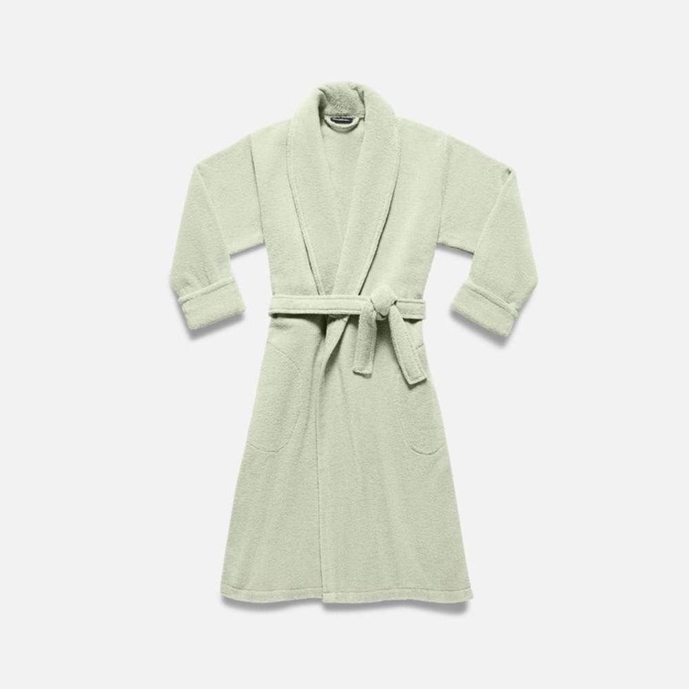 NWT Brooklinen Super-Plush Robe in Aloe Size Medium